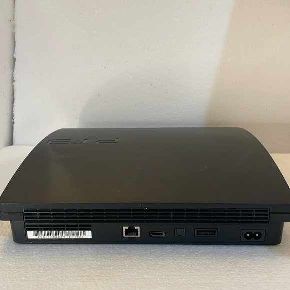 Sony PlayStation 3 game console black contoller 2 Bluetooth remotes cords bundle - Picture 3 of 14